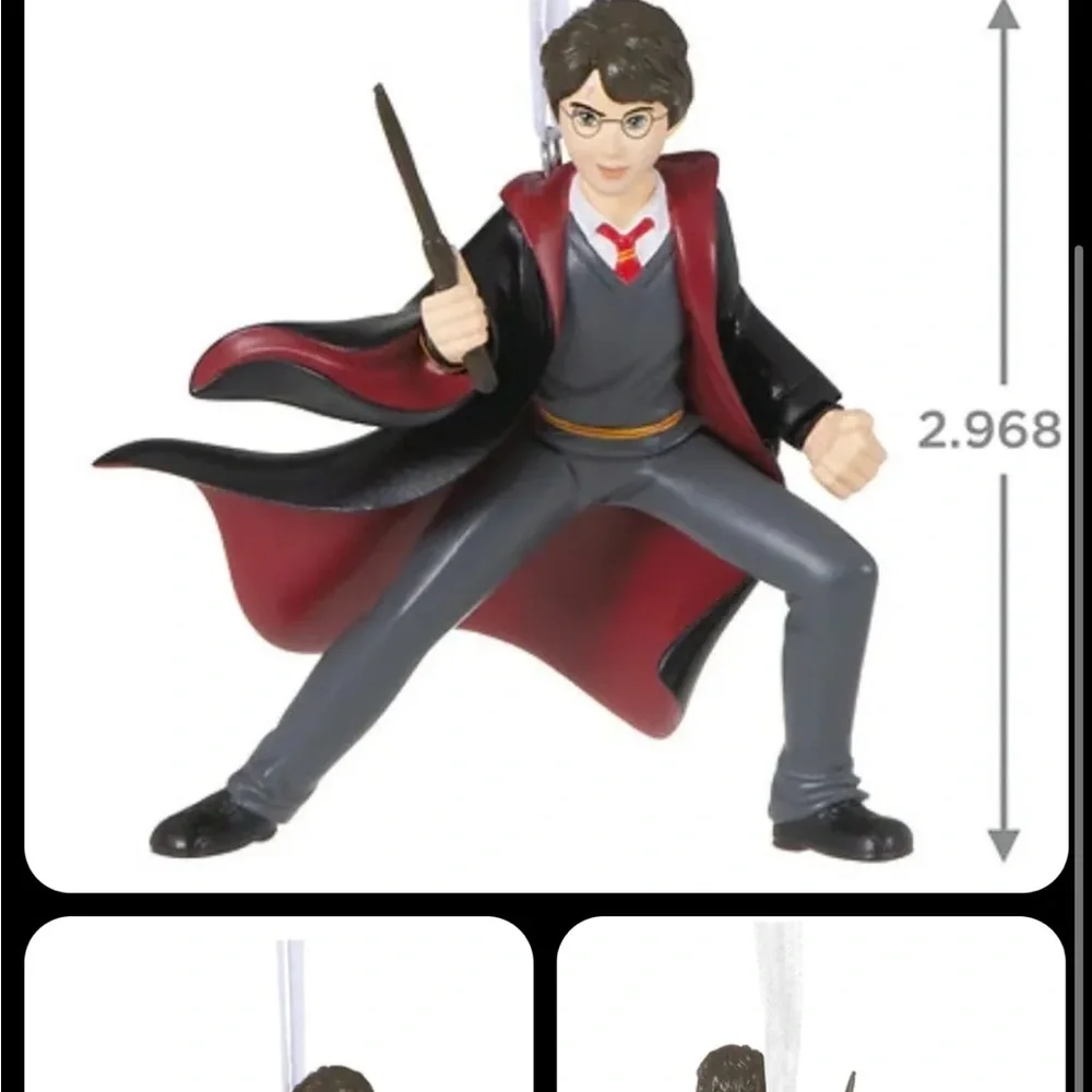 Hallmark Harry Potter with Wand Christmas Ornament - Picture 2 of 4